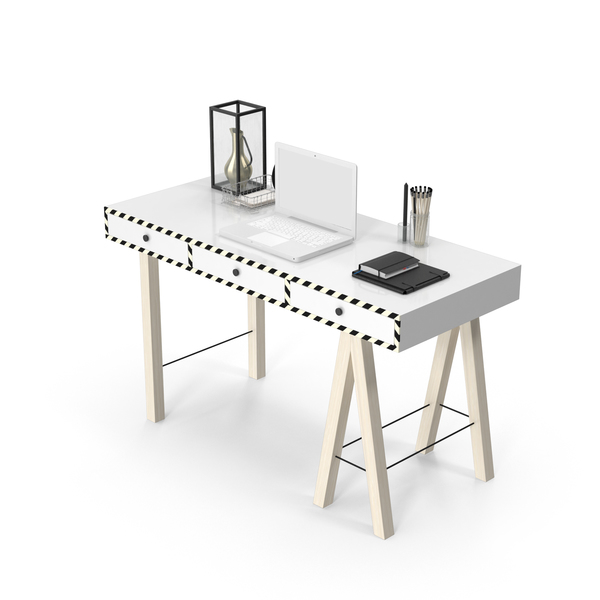 Modern Desk Set PNG & PSD Images