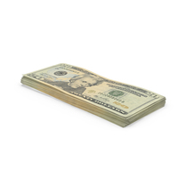 20 Dollar Bill Stack PNG & PSD Images