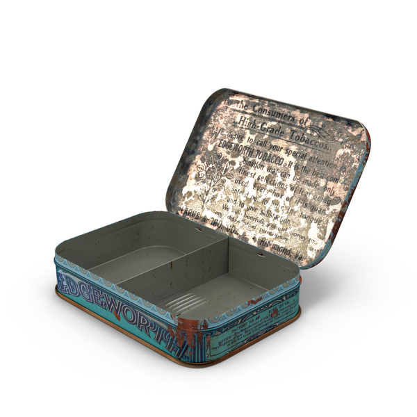 Vintage Tobacco Tin PNG & PSD Images