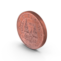 1 Cent Euro Coin PNG & PSD Images