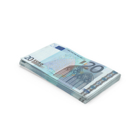 20 Euro Bill Stack PNG & PSD Images