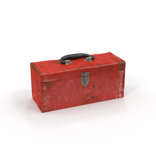 Dirty Metal Tool Box PNG & PSD Images