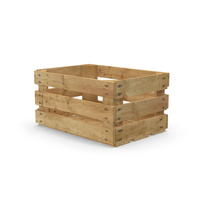 木制水果箱PNG和PSD图像