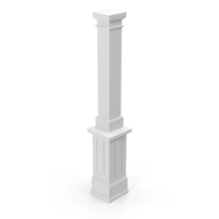 Smooth Modern Column and Capital PNG & PSD Images