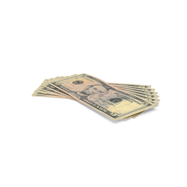 US 5 Dollar Bill PNG & PSD Images
