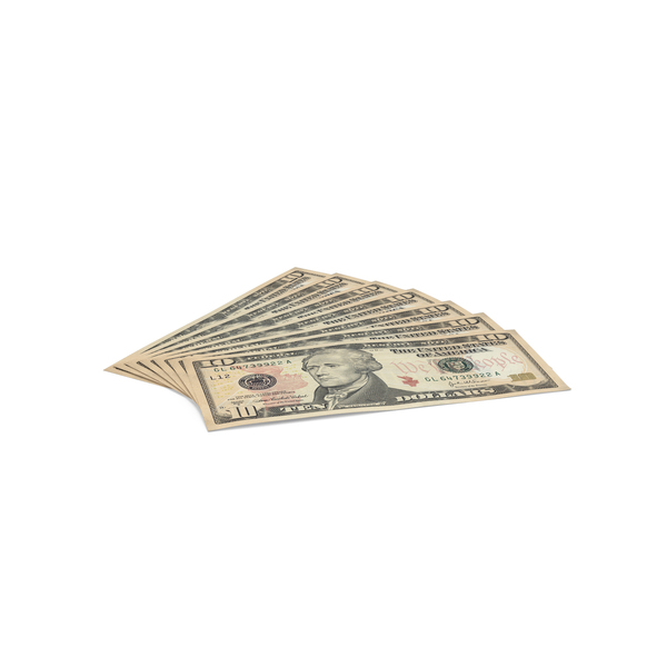 10 Dollar Bills PNG & PSD Images