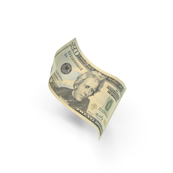 US 20 Dollar Bill PNG & PSD Images