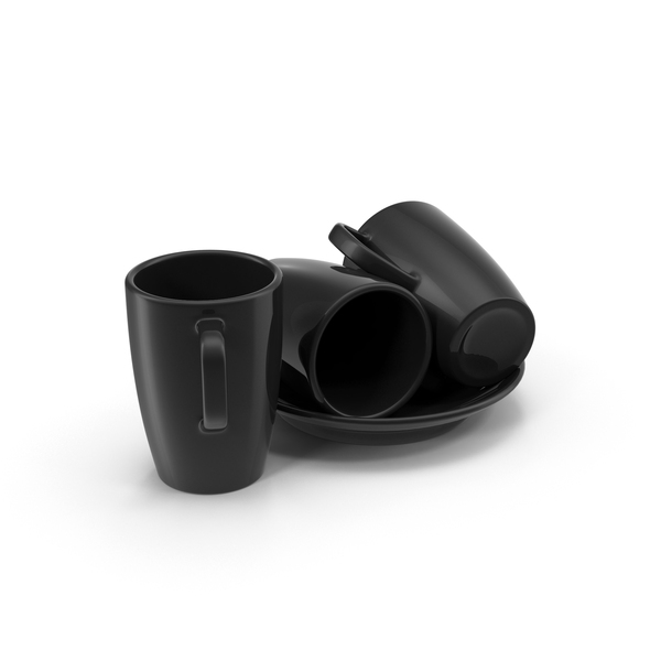 Coffee Cups and Saucer PNG & PSD Images