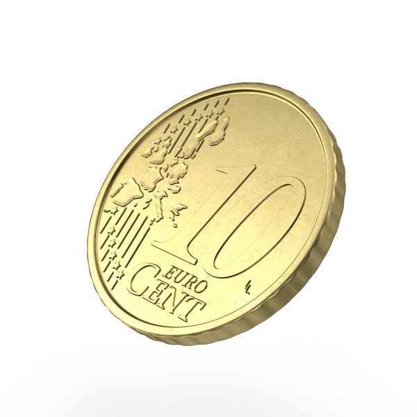 10 Cent Euro Coin PNG & PSD Images