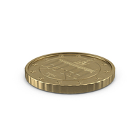 德国欧元50美分硬币PNG和PSD图像