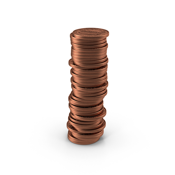 US Penny Stack PNG & PSD Images
