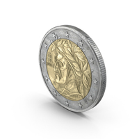2 Euro Coin PNG & PSD Images