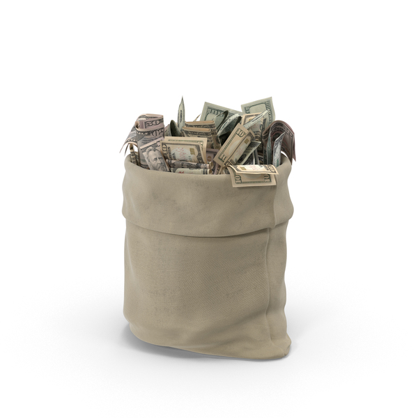 Open Money Bag PNG & PSD Images