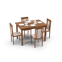 Dining Room Set PNG & PSD Images