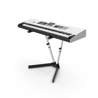 Synthesizer with Stand PNG & PSD Images