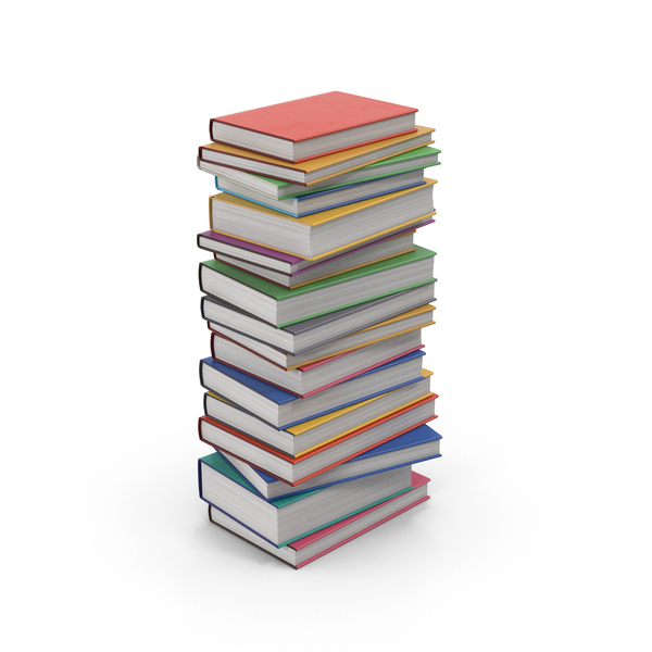 Textbook Stack PNG & PSD Images