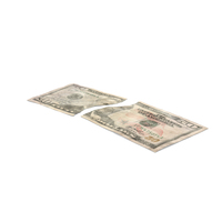 US 50 Dollar Bill Torn PNG & PSD Images