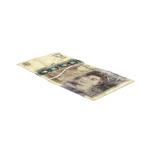 20 Pound Note Torn PNG & PSD Images