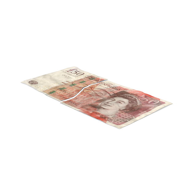50 Pound Note Torn PNG & PSD Images
