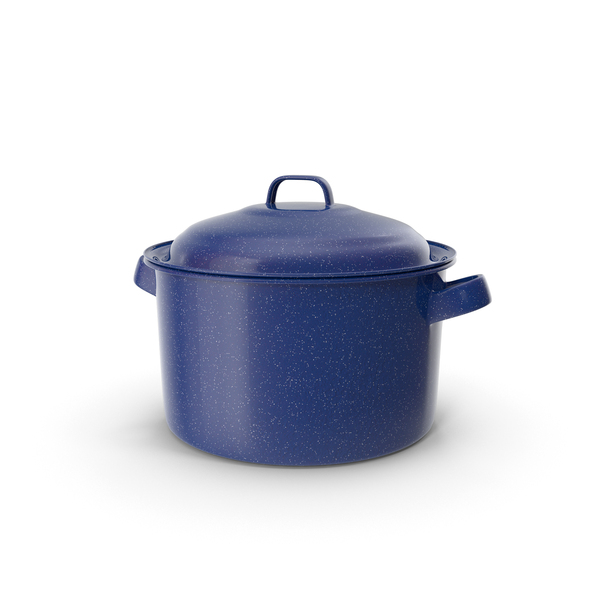 Enameled Dutch Oven with Lid PNG & PSD Images