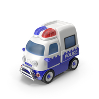 Toon Police Car PNG & PSD Images