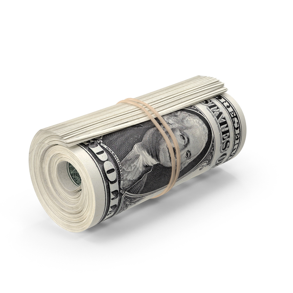 Roll of One Dollar Bills PNG & PSD Images