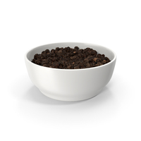 Bowl of Black Peppercorns PNG & PSD Images