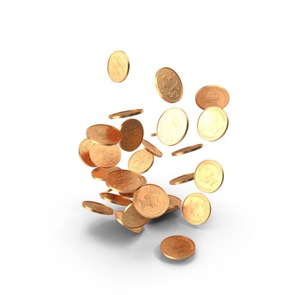 2 Pence UK Falling PNG & PSD Images