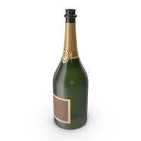 Champagne Bottle PNG & PSD Images