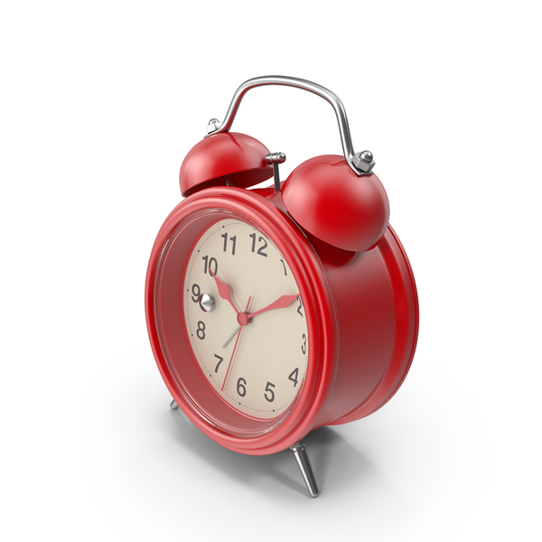 Red Alarm Clock PNG & PSD Images