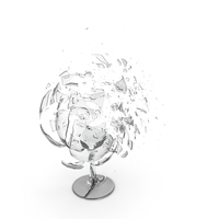 Shattered Wine Glass PNG & PSD Images