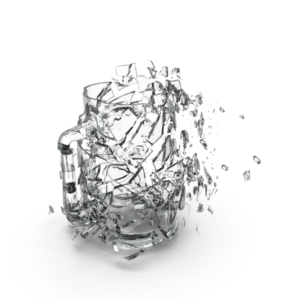 Shattered Pint Glass PNG & PSD Images