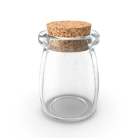 Glass Jars with Cork Stoppers PNG & PSD Images