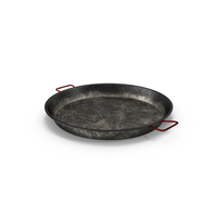 Carbon Steel Paella Pan Aged PNG & PSD Images