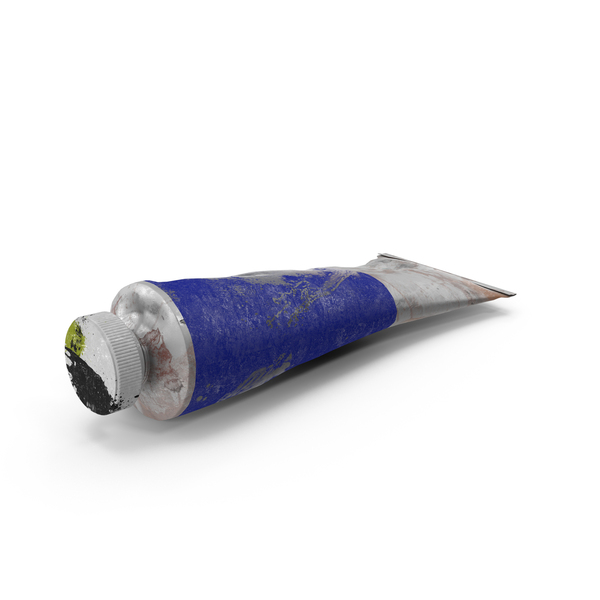 Used Oil Paint Tube PNG & PSD Images