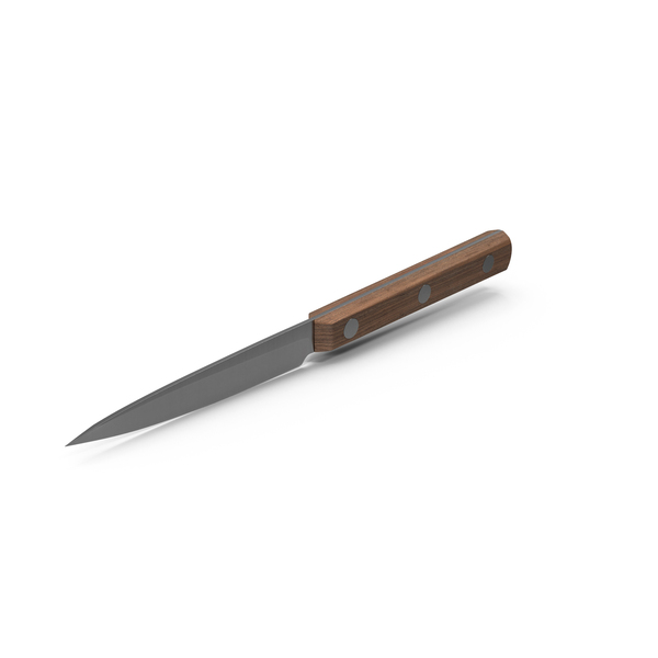 Wooden Handled Paring Knife PNG & PSD Images
