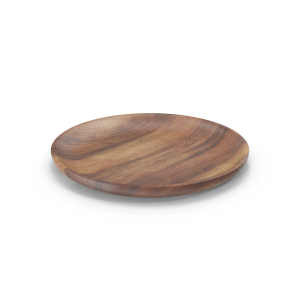 Wooden Serving Plate PNG & PSD Images