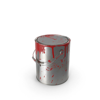 Dirty Paint Can PNG & PSD Images