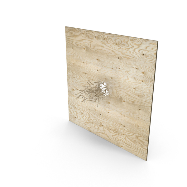 Bullet Hole Through Plywood PNG & PSD Images