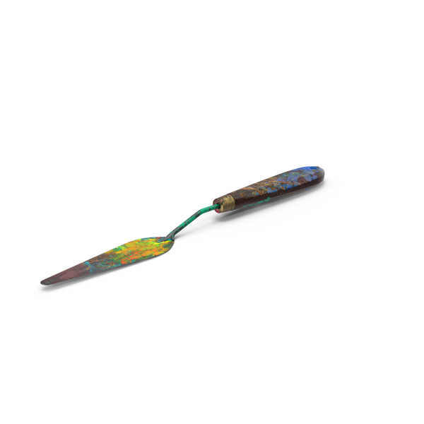 Dirty Palette Knife PNG & PSD Images