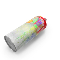 Dirty Spray Paint Can PNG & PSD Images