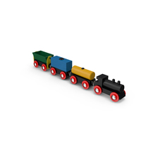 Toy Wooden Train PNG & PSD Images