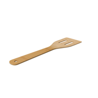 Bamboo Slotted Spatula PNG & PSD Images