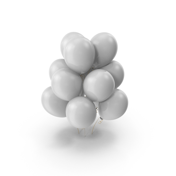 Grey Balloons PNG & PSD Images