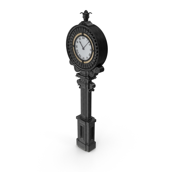 Street Clock PNG & PSD Images