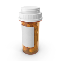 Small Prescription Bottle PNG & PSD Images