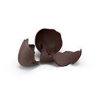 Broken Chocolate Easter Egg PNG & PSD Images