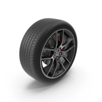 Car Wheel With Rotor PNG & PSD Images