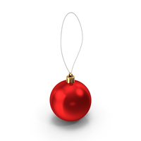 Round Christmas Ornament PNG & PSD Images