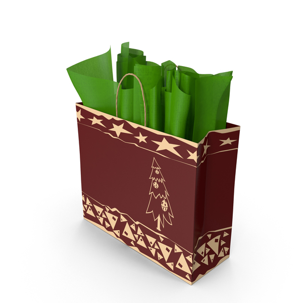 Christmas Gift Bag PNG & PSD Images